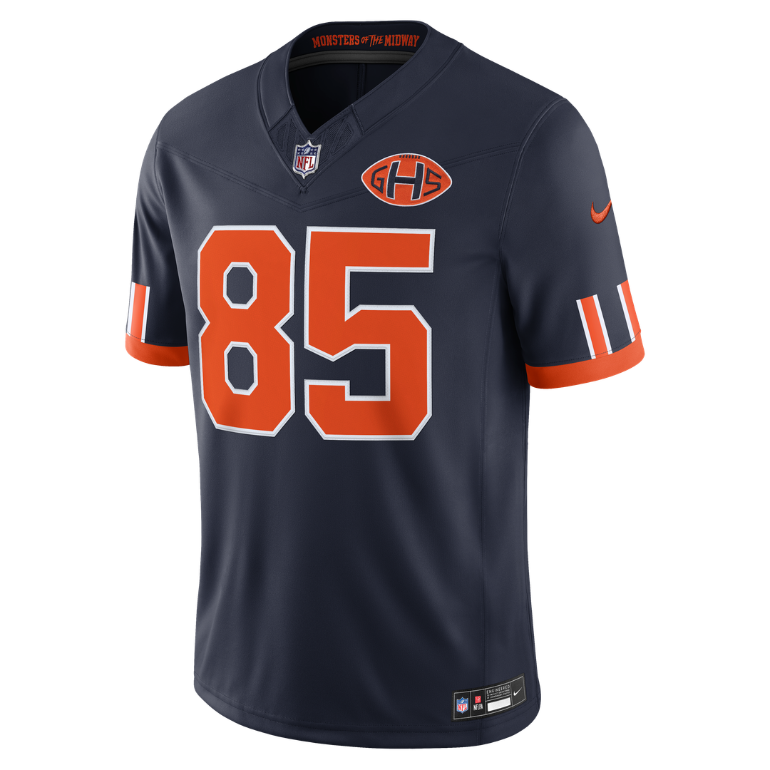 Cole Kmet Chicago Bears 2026 Rivalries Collection Stitched Limited Jersey - Navy