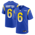 Nick Hampton Los Angeles Rams Team Game Jersey - Royal