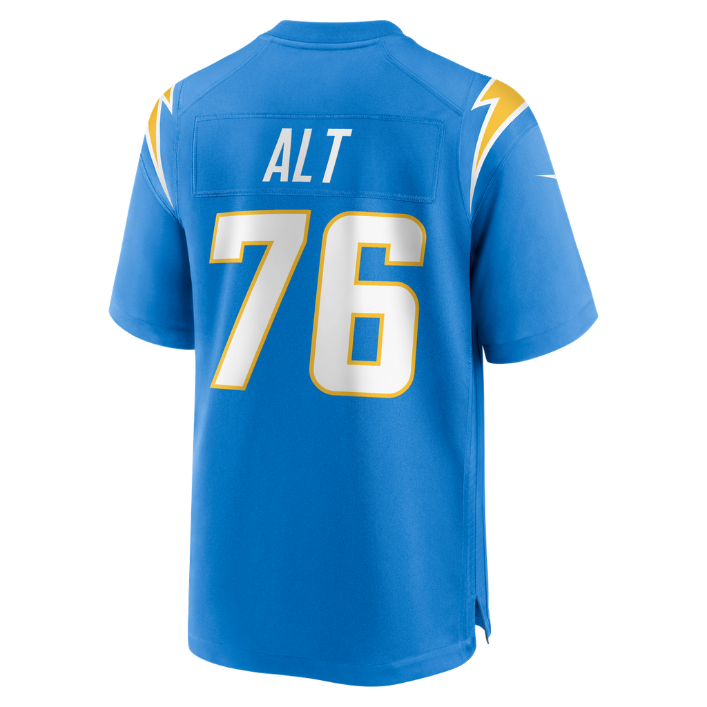 Joe Alt Los Angeles Chargers Alternate Charger Power Game Player Jersey - Gold