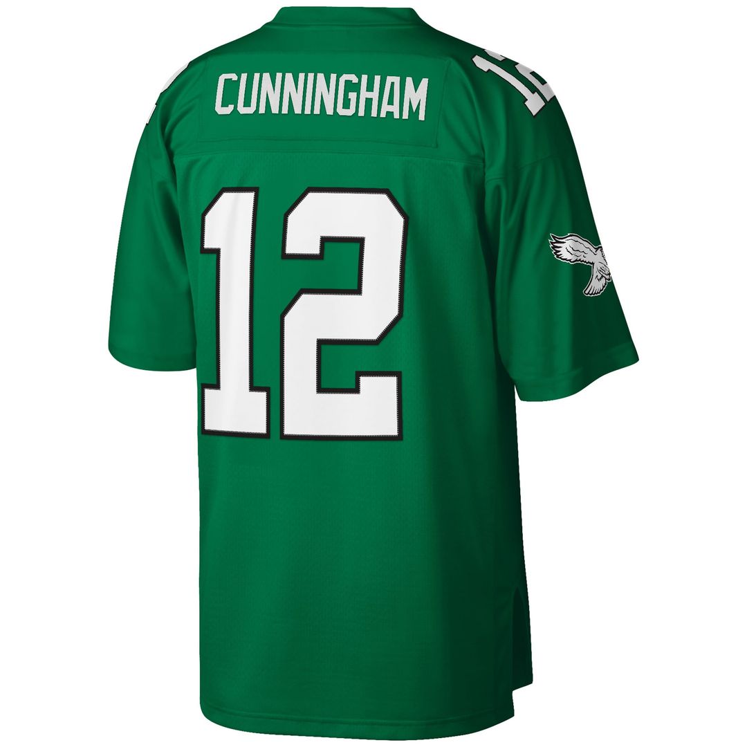 Randall Cunningham Philadelphia Eagles Big & Tall 1990 Retired Player Replica Jersey - Kelly Green