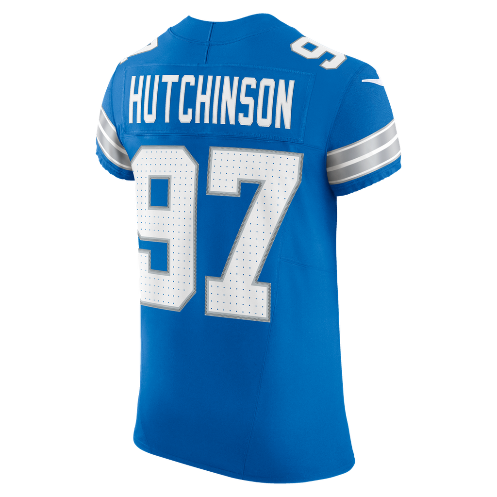 Aidan Hutchinson Detroit Lions Team Vapor F.U.S.E. Elite Jersey - Blue