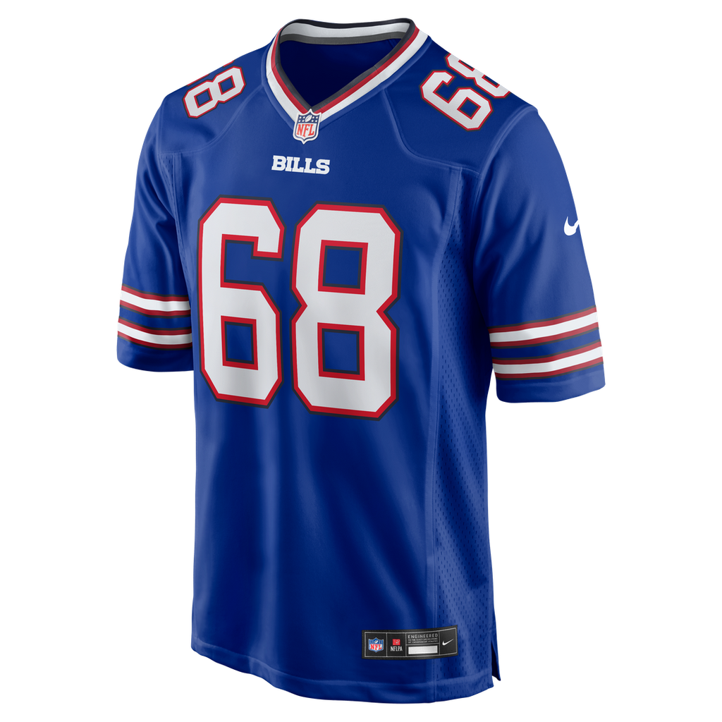 Joe DeLamielleure Buffalo Bills Game Retired Player Jersey - Royal