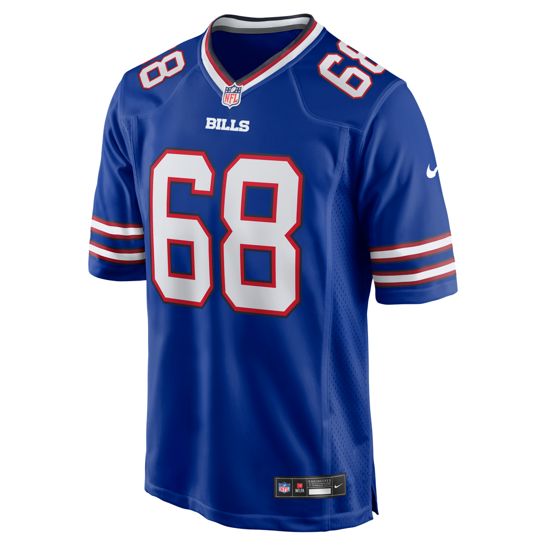 Joe DeLamielleure Buffalo Bills Game Retired Player Jersey - Royal