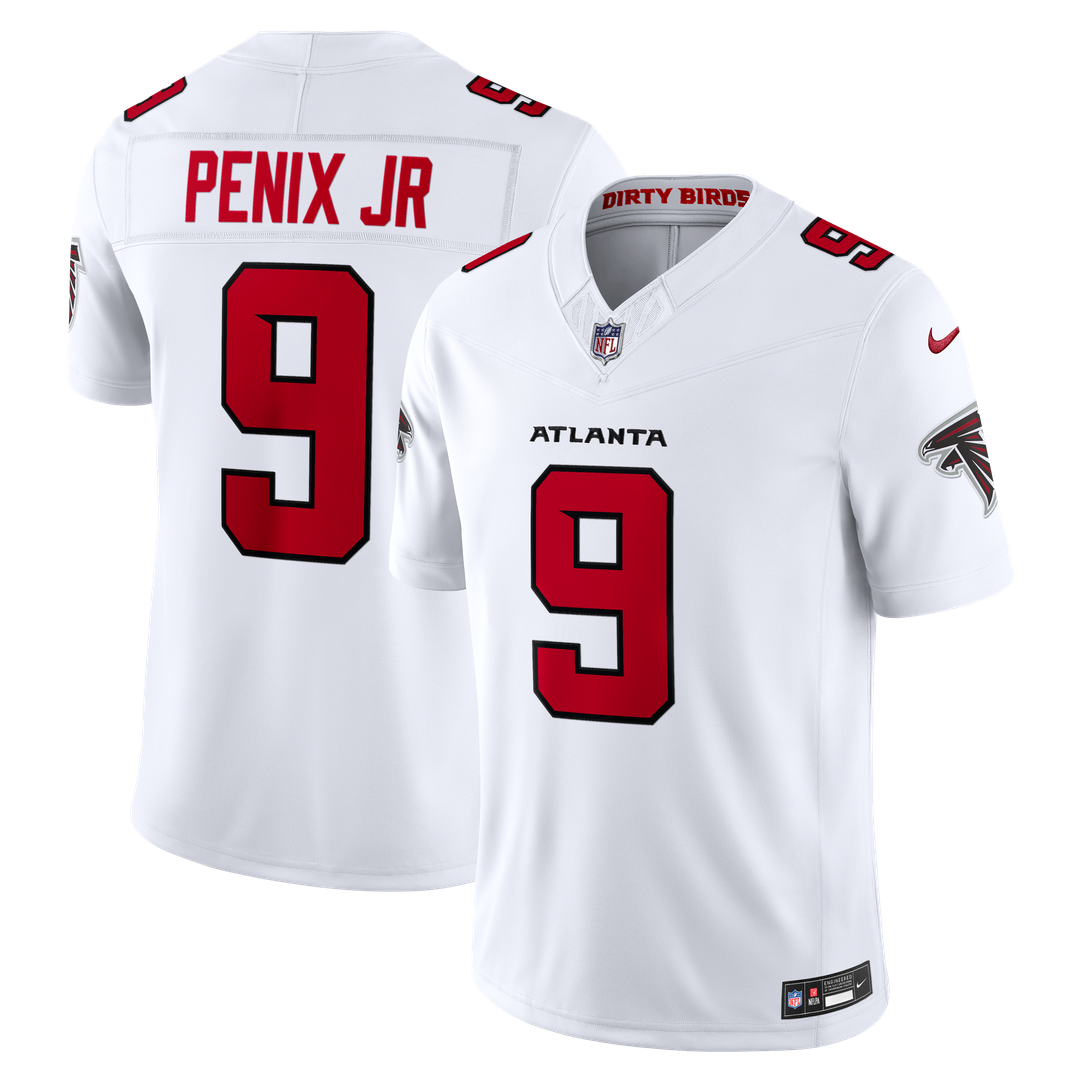 Michael Penix Jr. Atlanta Falcons Team Vapor F.U.S.E. Stitched Limited Jersey - Red