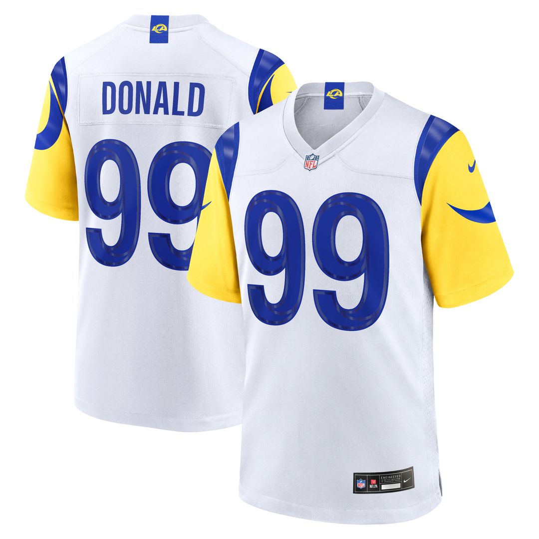 Aaron Donald Los Angeles Rams Game Jersey - Royal