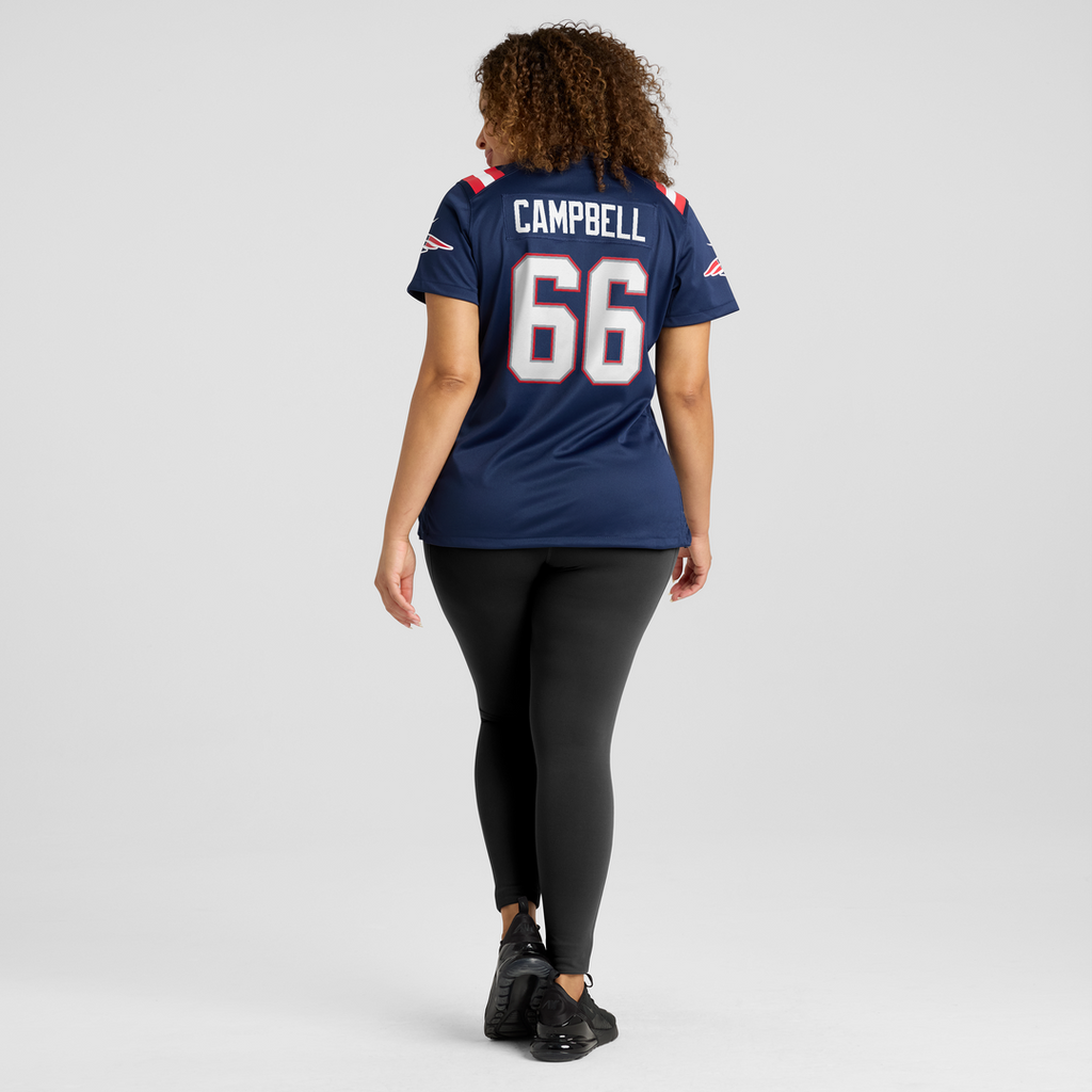 Will Campbell New England Patriots Women's Team Game Jersey - Navy