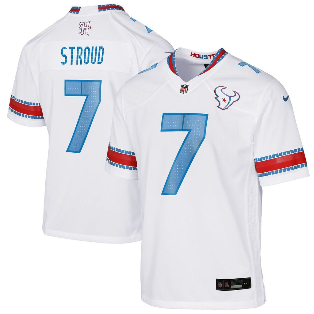 C.J. Stroud Houston Texans Youth 2026 Rivalries Collection Game Jersey - White