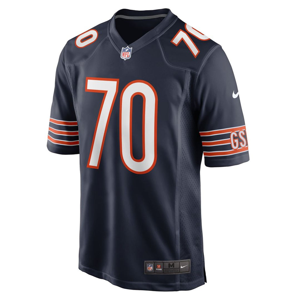 Braxton Jones Chicago Bears Game Player Jersey - Navy