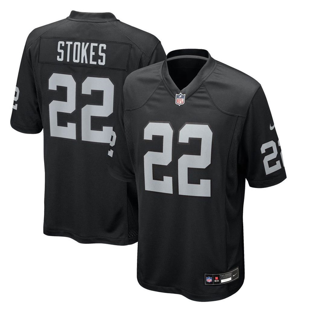 Eric Stokes Las Vegas Raiders Team Game Jersey - Black