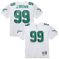 Jerome Brown Philadelphia Eagles 1991 Authentic Throwback Retired Player Jersey - White