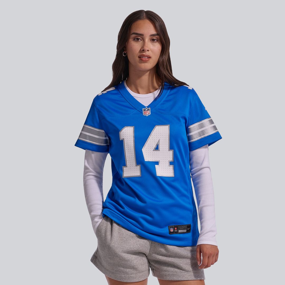Amon - Ra St. Brown Detroit Lions Women's White Game Jersey - White