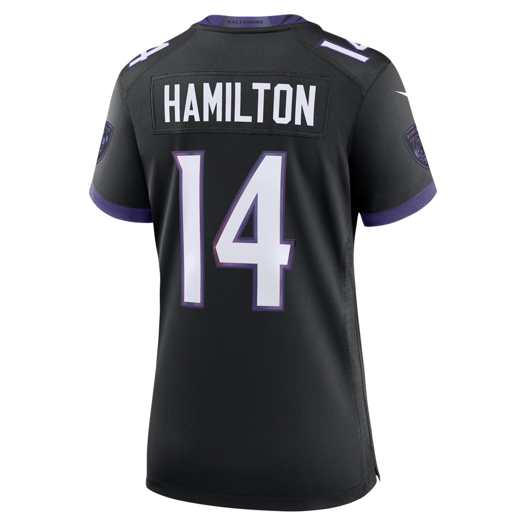 Kyle Hamilton Baltimore Ravens Women's Team Game Jersey - Purple