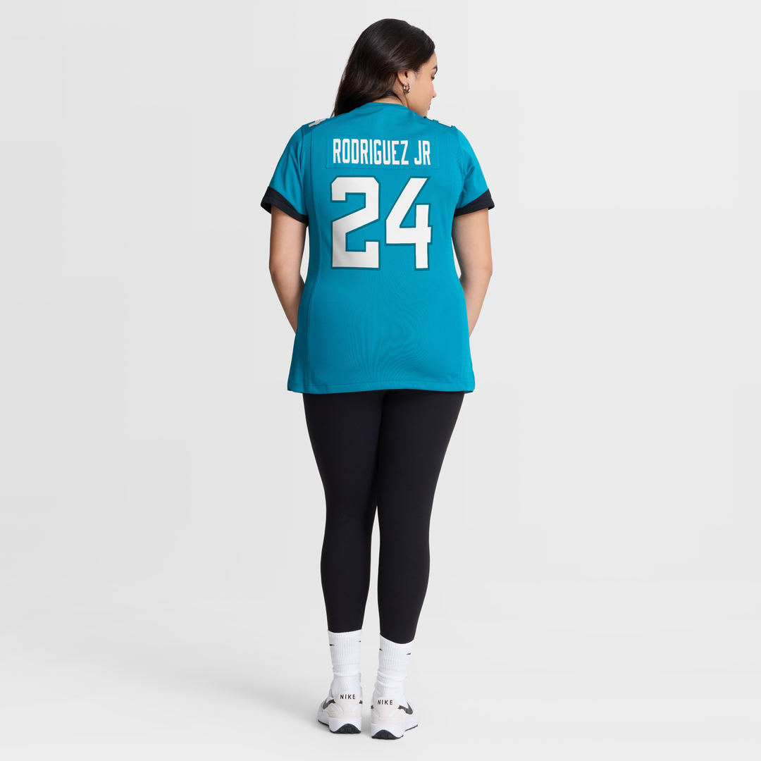 Chris Rodriguez Jr. Jacksonville Jaguars Women's Team Game Jersey - Teal
