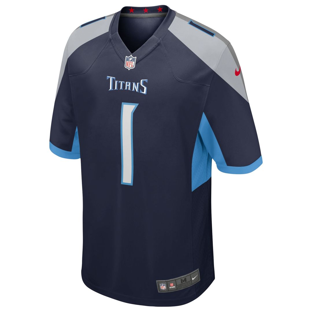 Cameron Ward Tennessee Titans Alternate Game Jersey - Navy