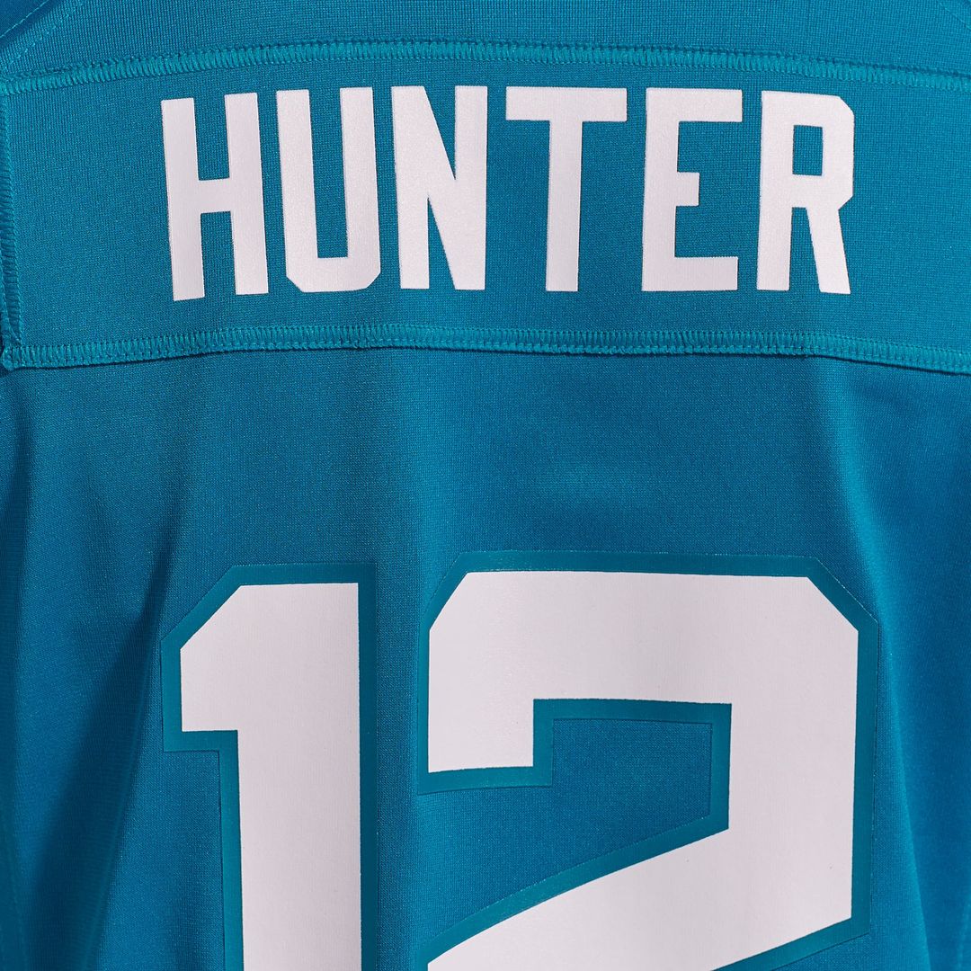 Travis Hunter Jacksonville Jaguars Women's Team Game Jersey - Teal