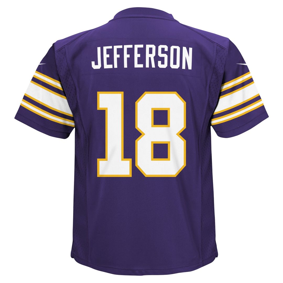 Justin Jefferson Minnesota Vikings Toddler Alternate Game Jersey - Purple