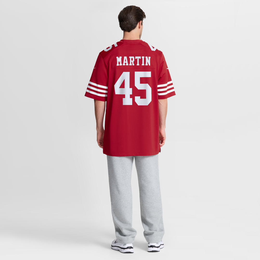 Nick Martin San Francisco 49ers Team Game Jersey - Scarlet