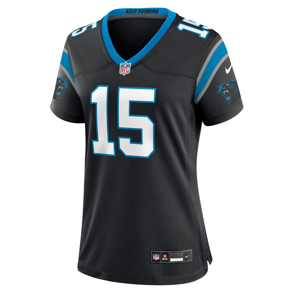Jimmy Horn Jr Carolina Panthers Women's Team Game Jersey - Black