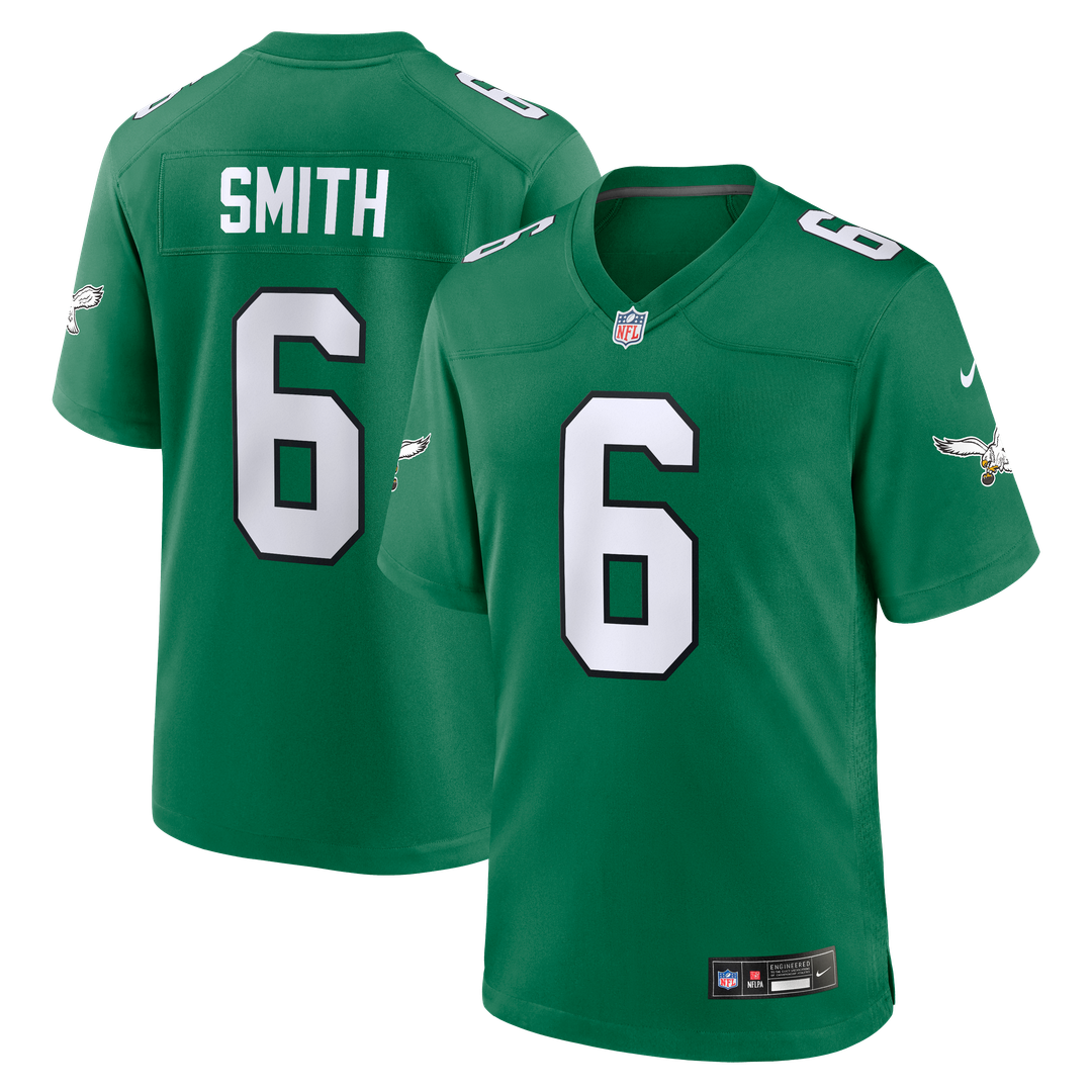 DeVonta Smith Philadelphia Eagles Alternate Game Player Jersey - Kelly Green