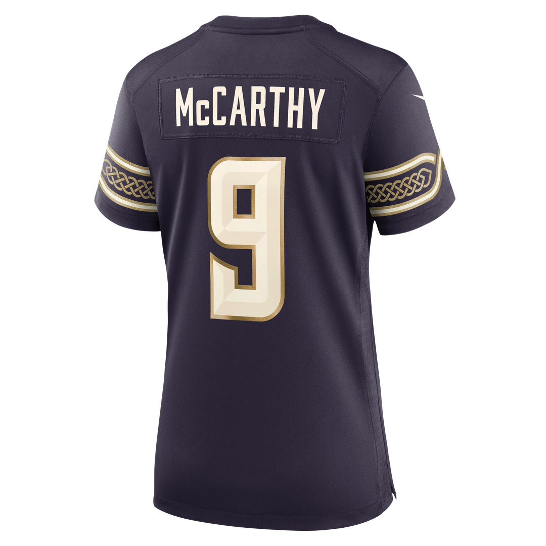 J.J McCarthy Minnesota Vikings Women's 2026 Rivalries Collection Game Jersey - Purple