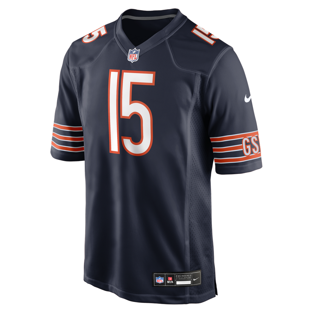Rome Odunze Chicago Bears Player Game Jersey - Navy