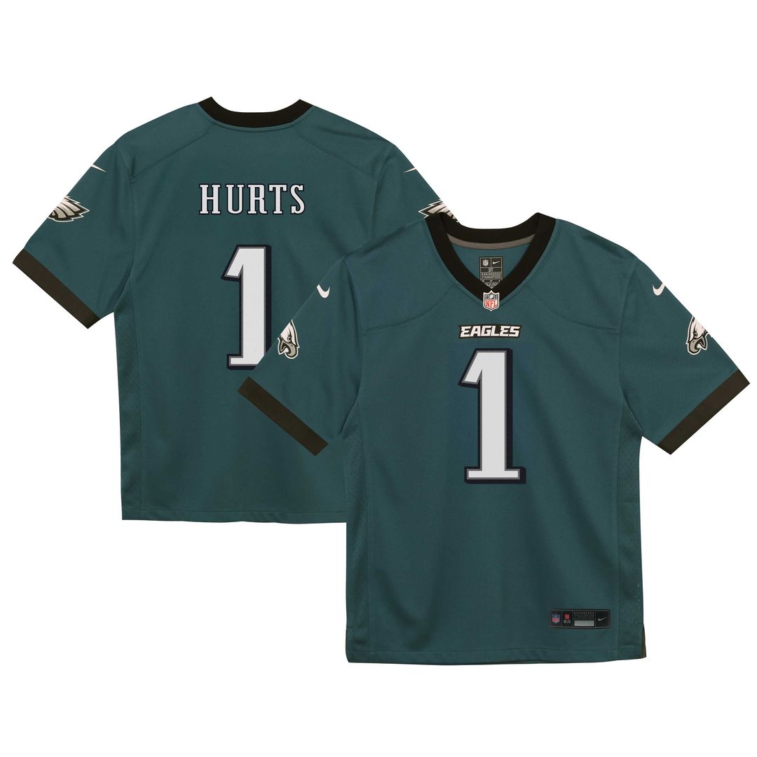 Jalen Hurts Philadelphia Eagles Toddler Team Game Jersey - Midnight Green