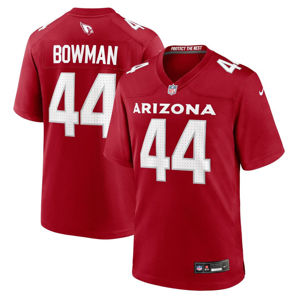 Shawn Bowman Arizona Cardinals Team Game Jersey - Cardinal