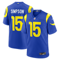 Ty Simpson Los Angeles Rams Team Game Jersey - Royal