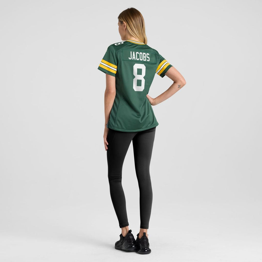 Josh Jacobs Green Bay Packers Women's Team Game Jersey - Green