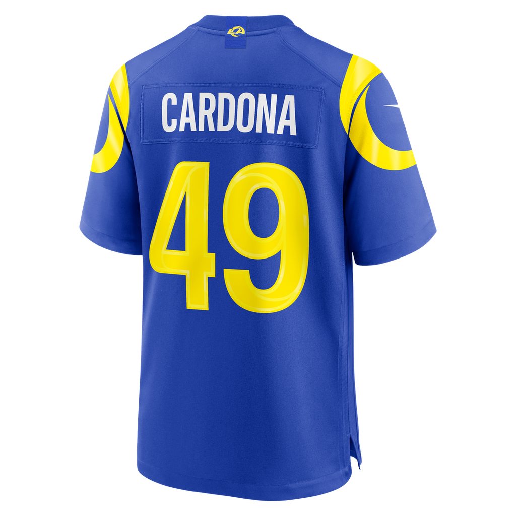 Joe Cardona Los Angeles Rams Team Game Jersey - Royal