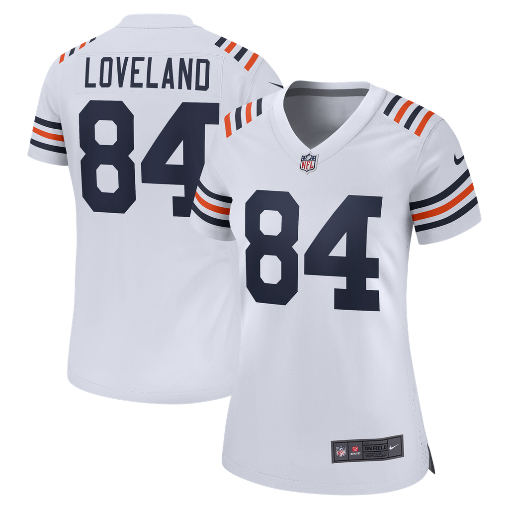 Colston Loveland Chicago Bears Women's Alternate Game Jersey - White