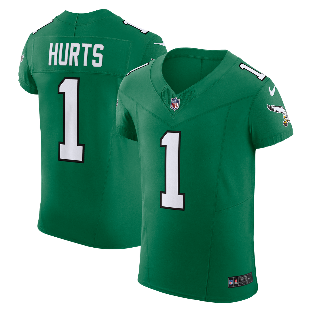 Jalen Hurts Philadelphia Eagles Team Vapor F.U.S.E. Elite Jersey - Midnight Green