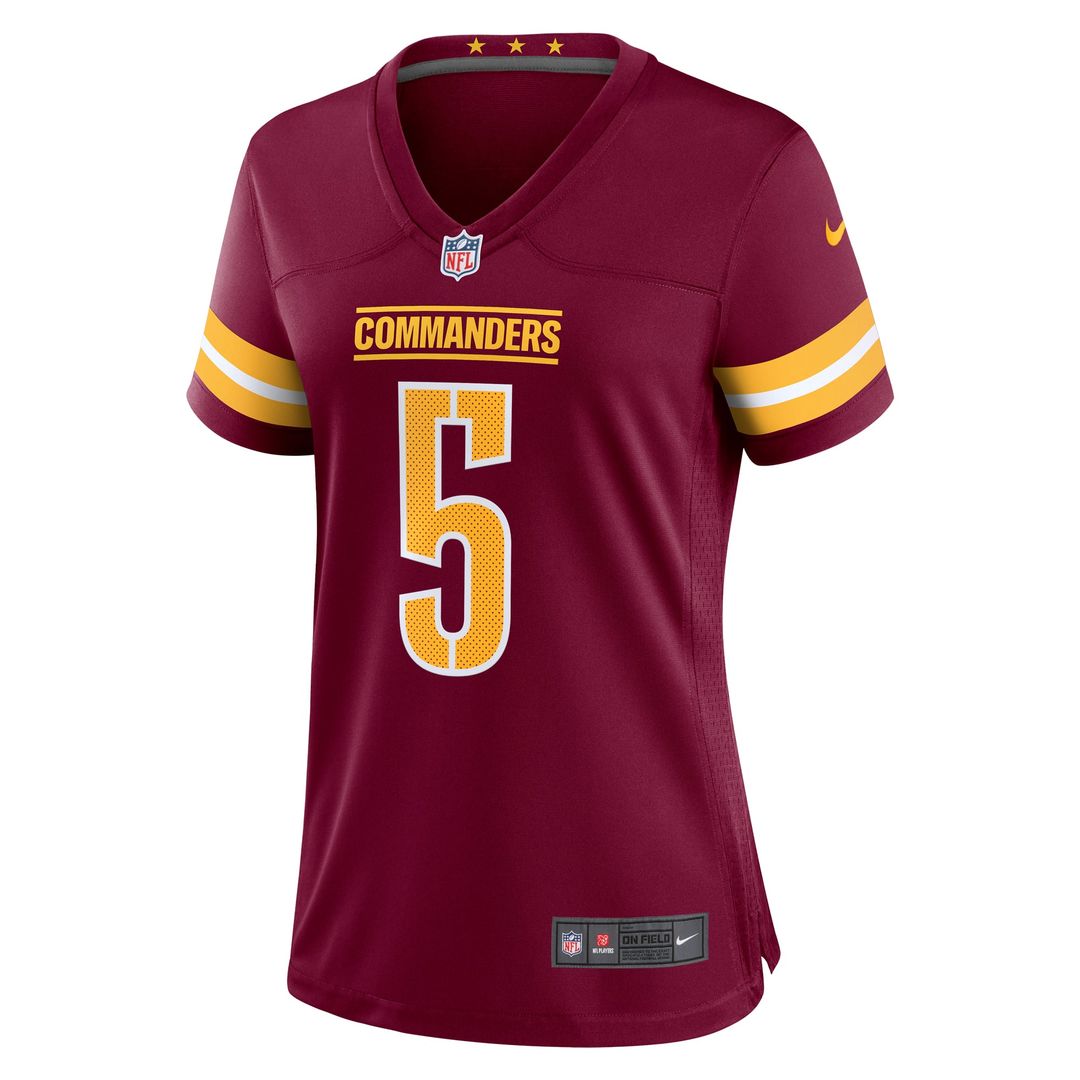Jayden Daniels Washington Commanders Women's Game Jersey - White