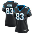 David Moore Carolina Panthers Women's Game Jersey - Black
