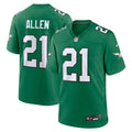 Eric Allen Philadelphia Eagles Retired Player Alternate Game Jersey - Kelly Green