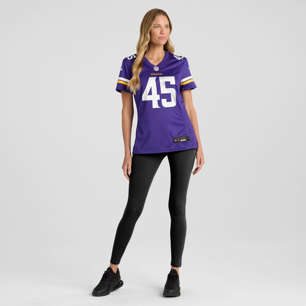 Troy Dye Minnesota Vikings Women's Game Jersey - Purple