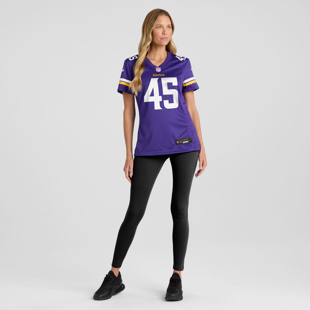 Troy Dye Minnesota Vikings Women's Game Jersey - Purple