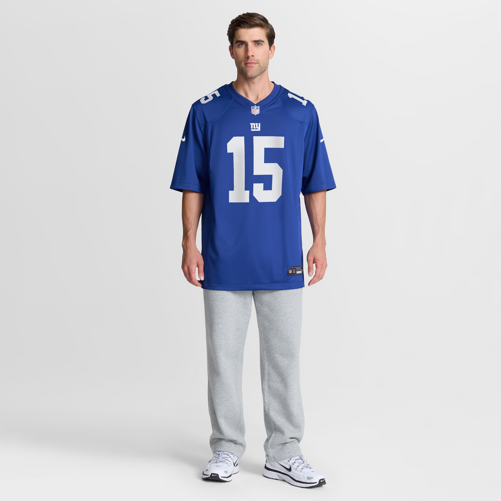 Jordan Stout New York Giants Team Game Jersey - Royal