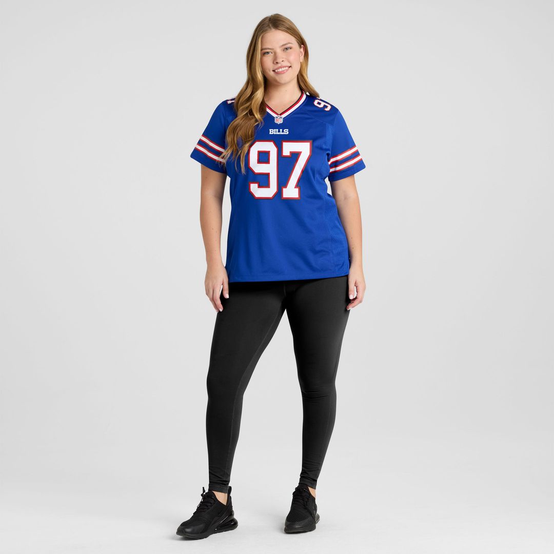 Greg Gaines Buffalo Bills Women's Team Game Jersey - Royal