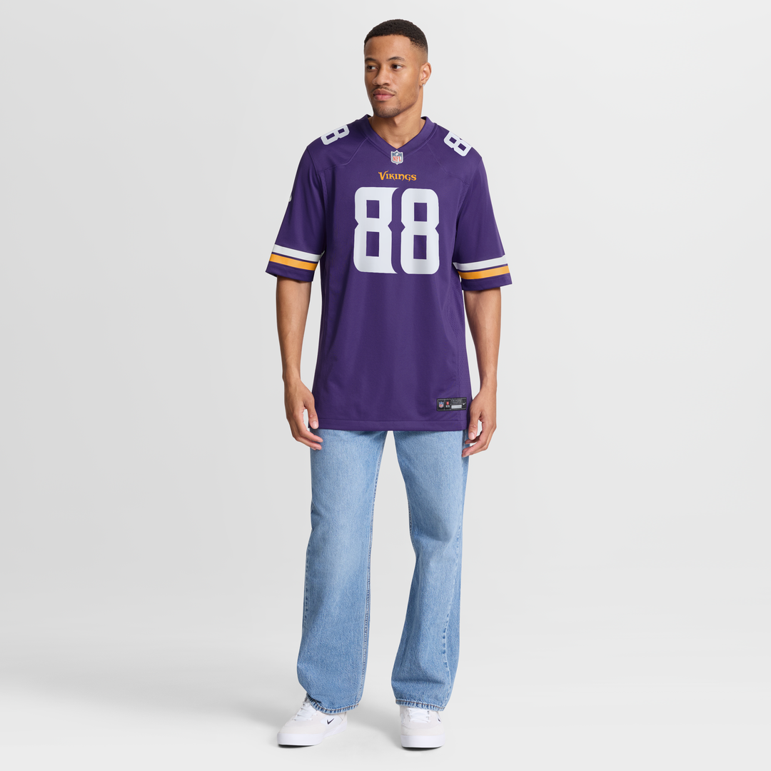 Alan Page Minnesota Vikings Game Retired Player Jersey - Purple