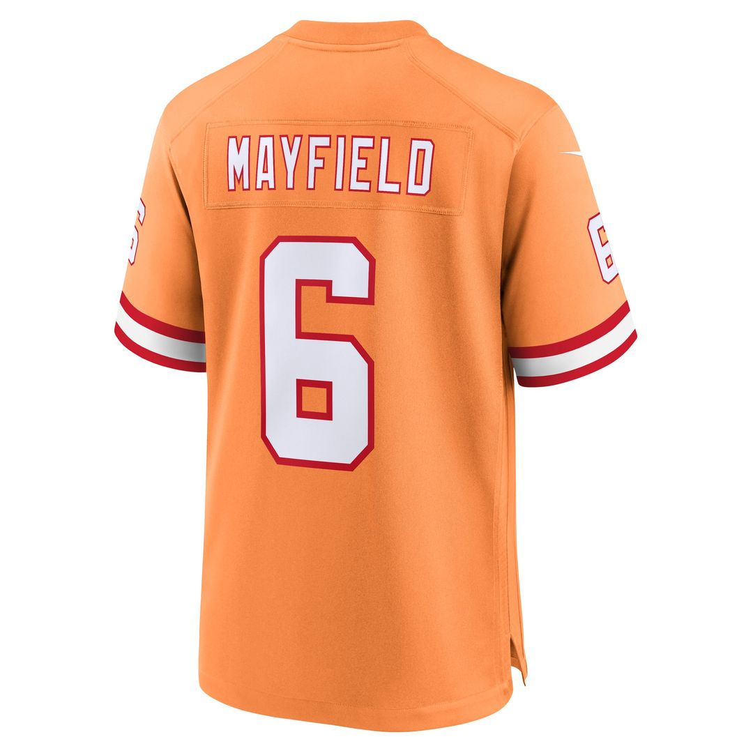 Baker Mayfield Tampa Bay Buccaneers Throwback Game Jersey - Orange