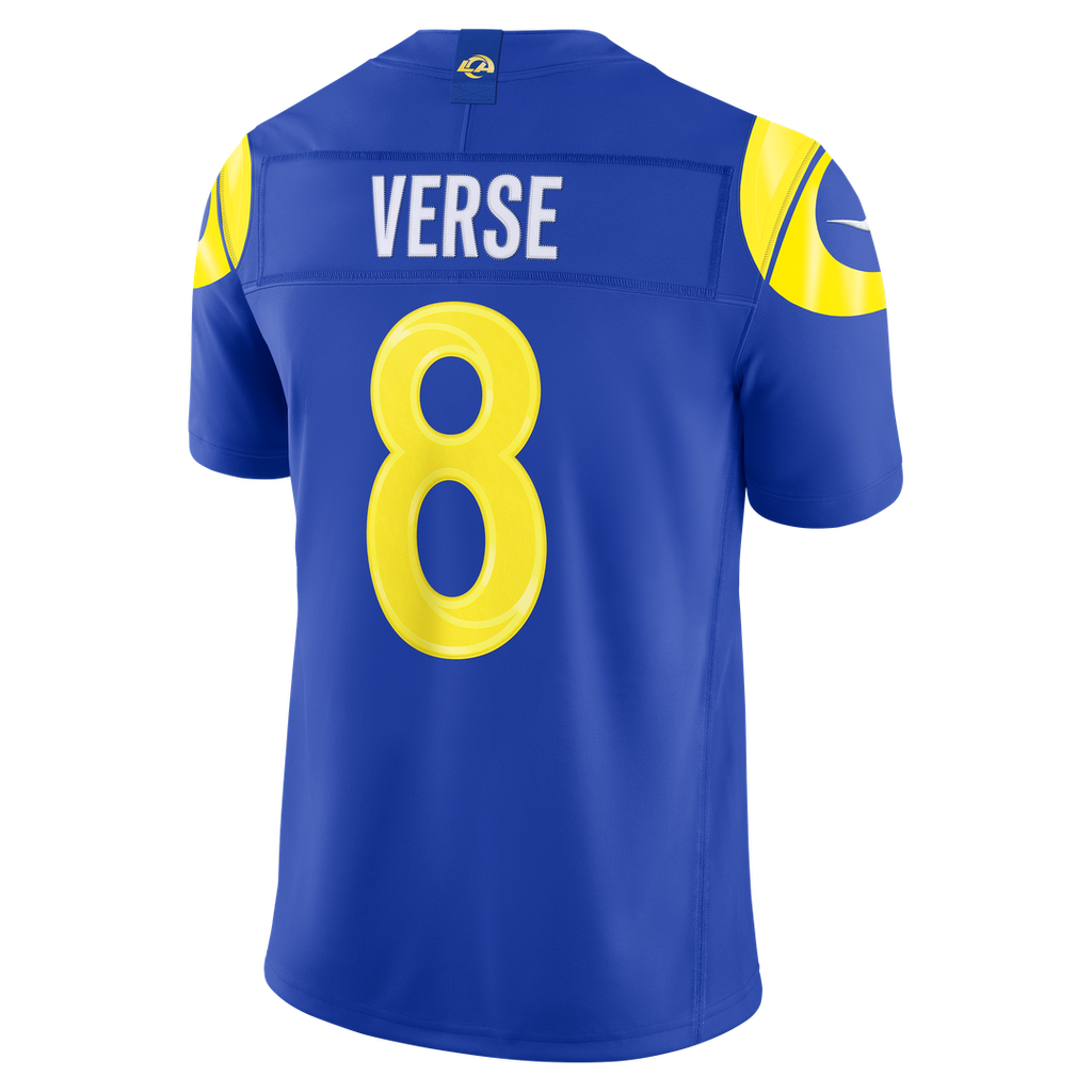 Jared Verse Los Angeles Rams Vapor F.U.S.E. Stitched Limited Jersey - White