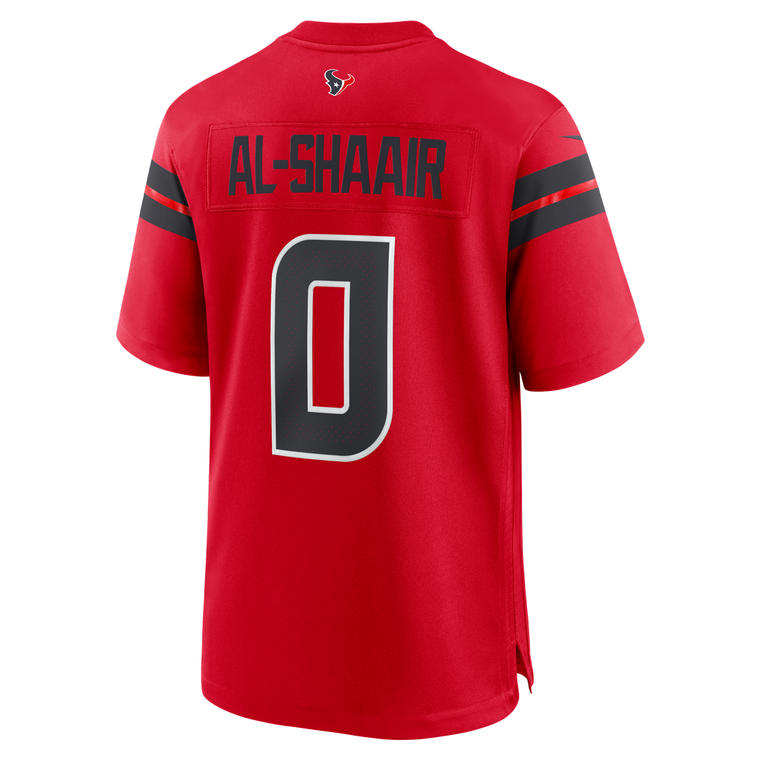 Azeez Al - Shaair Houston Texans Alternate Game Jersey - Red
