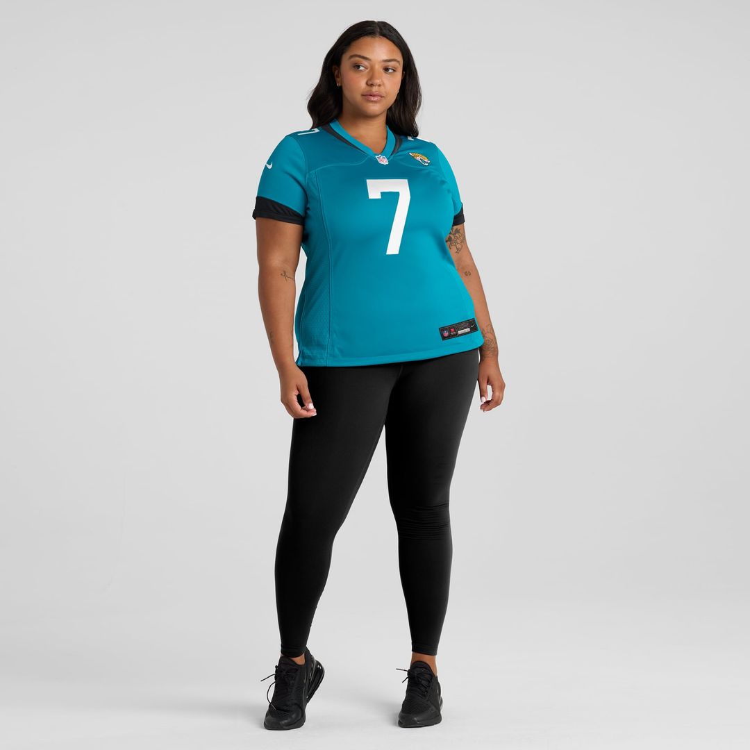 Byron Leftwich Jacksonville Jaguars Women's Retired Player Game Jersey - Teal