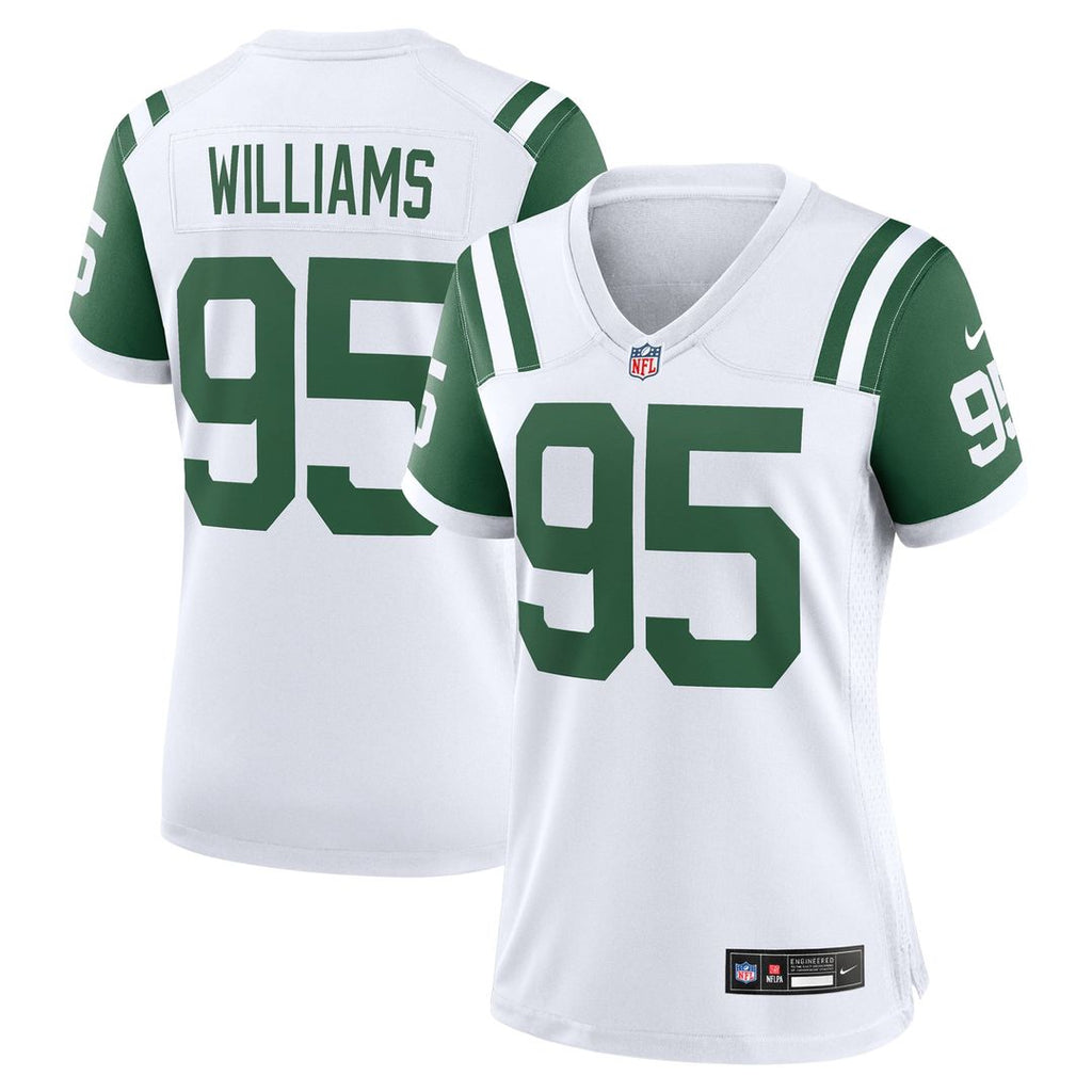 Quinnen Williams New York Jets Women's Classic Alternate Game Jersey - White