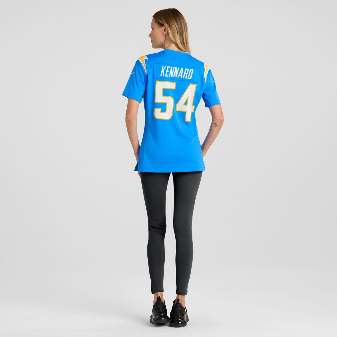 Kyle Kennard Los Angeles Chargers Women's Team Game Jersey - Powder Blue