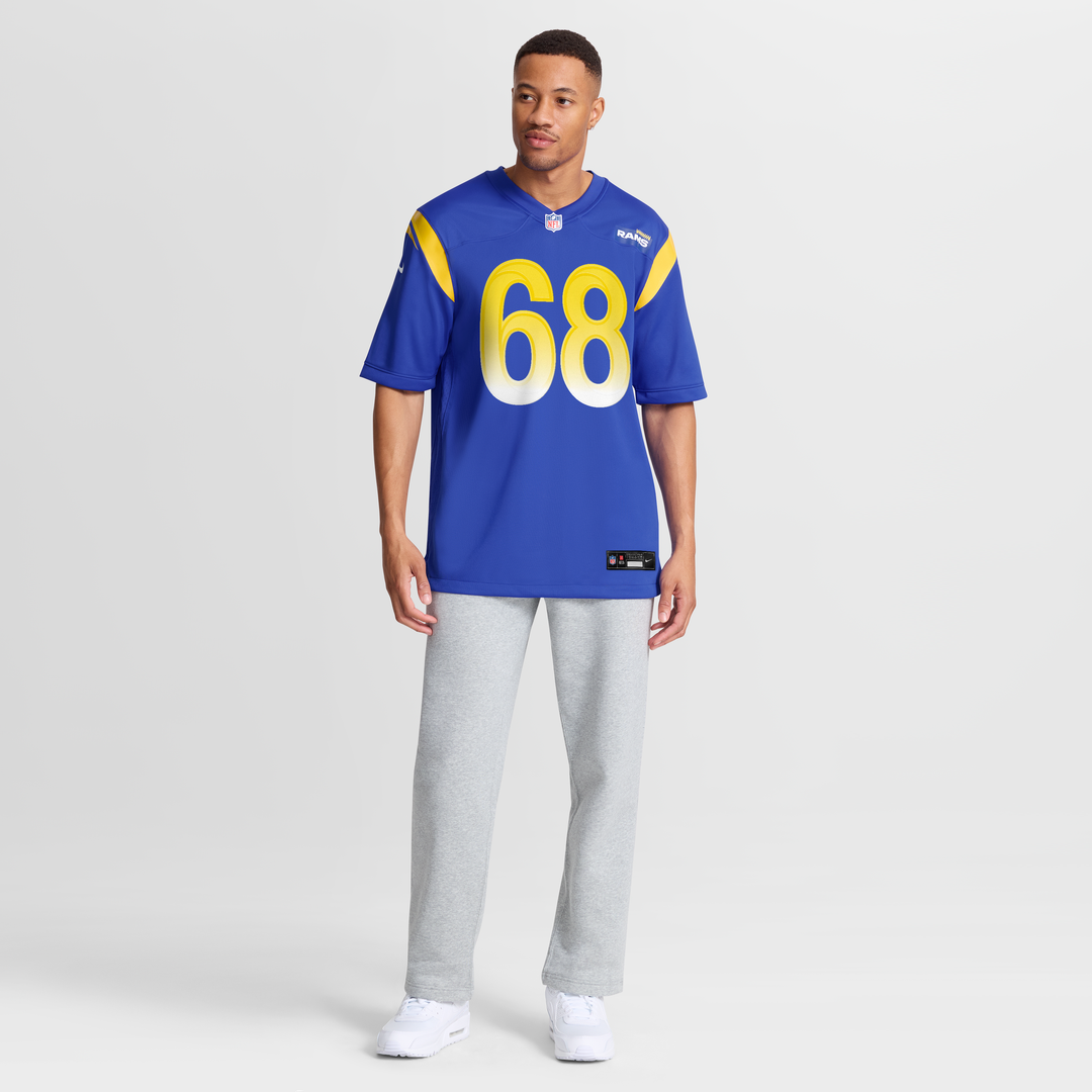 David Quessenberry Los Angeles Rams Team Game Jersey - Royal