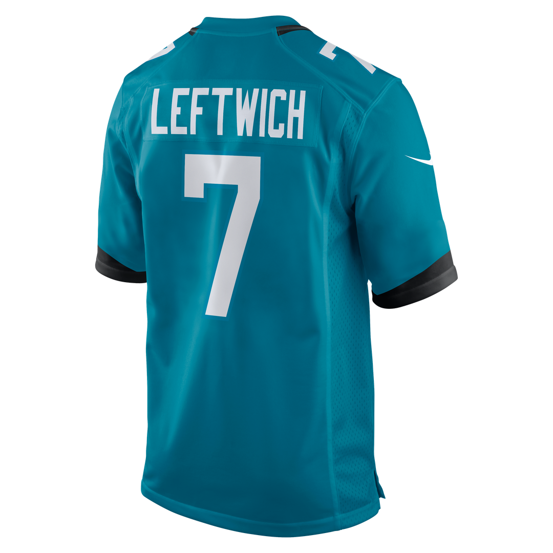Byron Leftwich Jacksonville Jaguars Retired Player Game Jersey - Teal