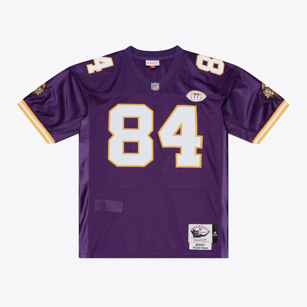 Randy Moss Minnesota Vikings 2001 Authentic Throwback Jersey - Purple