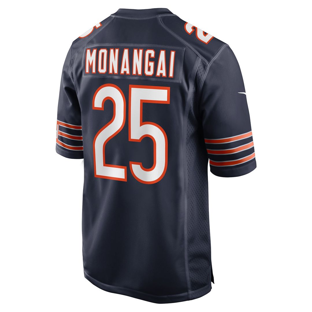 Kyle Monangai Chicago Bears Team Game Jersey - Navy